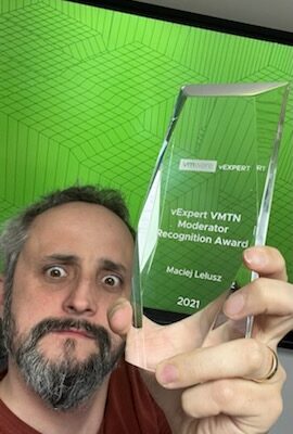 vExpert VMTN Moderator Recognition Award